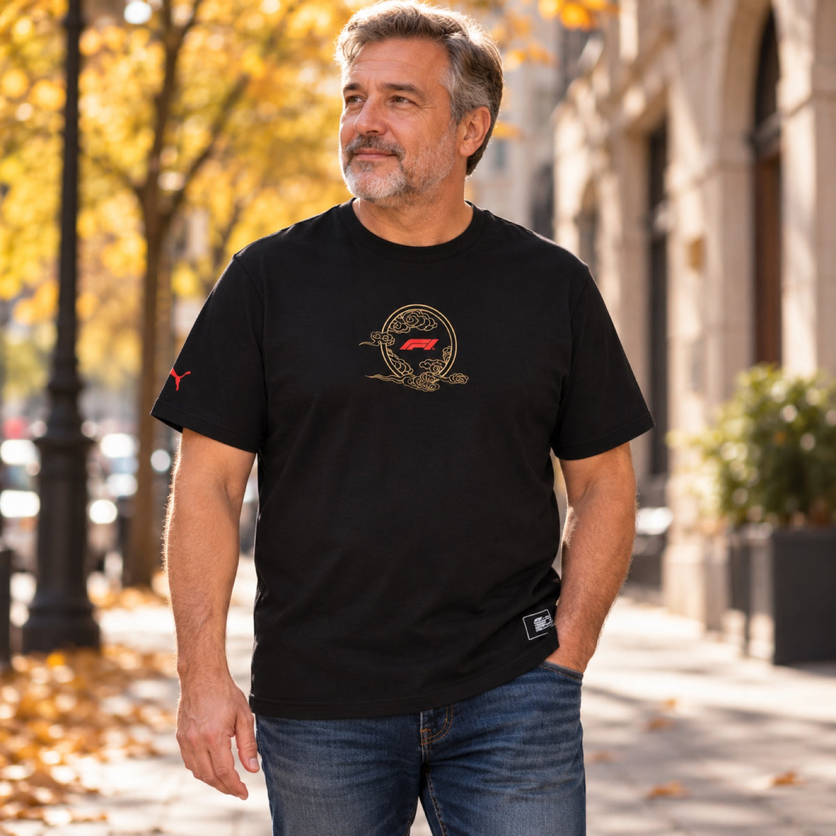 F1 Puma Shanghai SE Lifestyle-T-Shirt – Illustrationsfoto (KI)