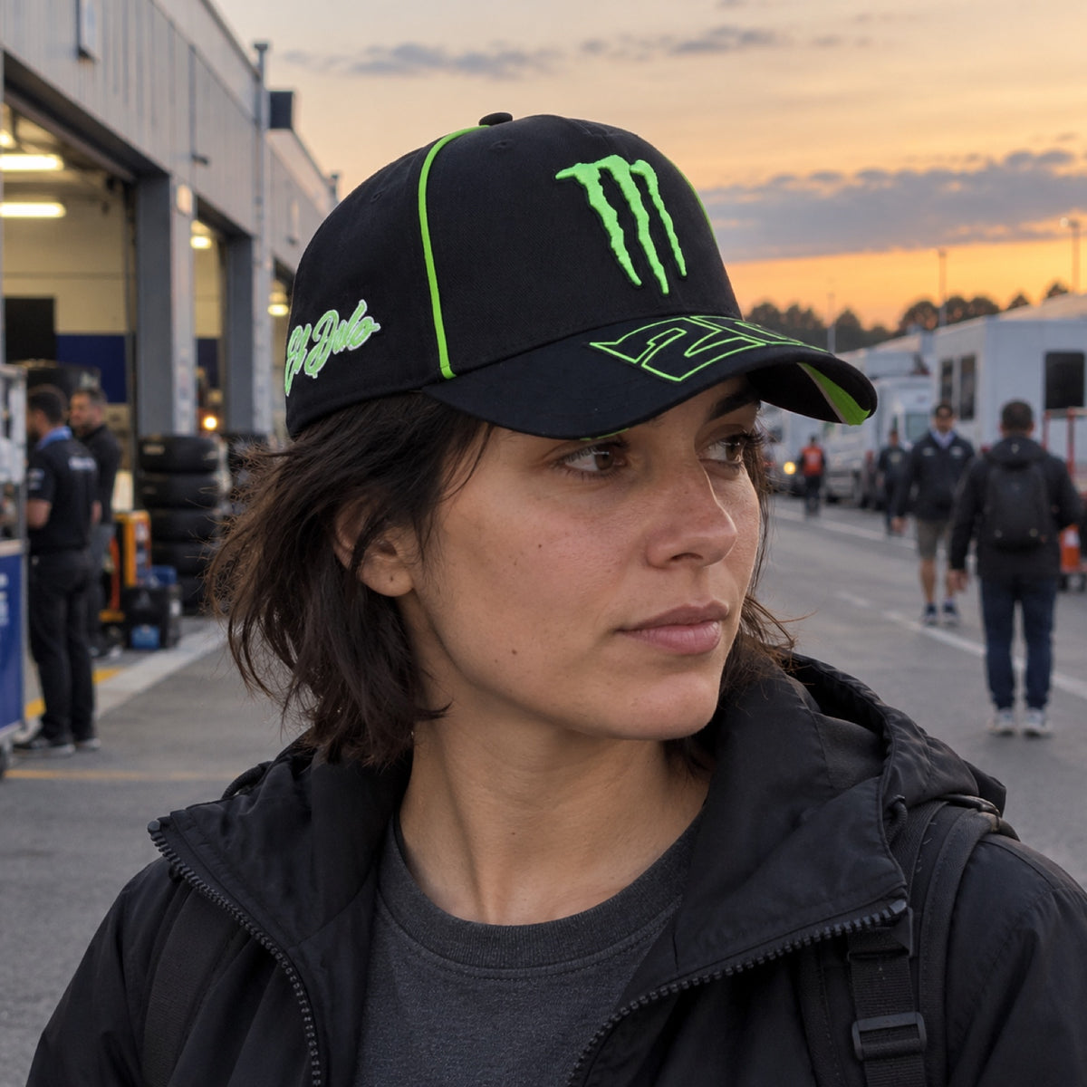 Fabio Quartararo – Monster Energy Curved Peak Cap – ilustrační foto 2 (AI)