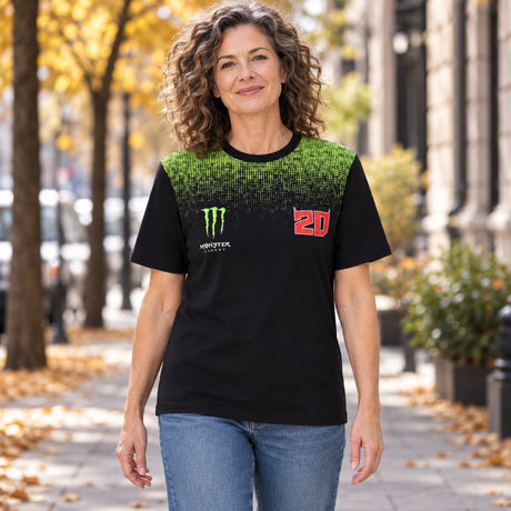 Fabio Quartararo Monster Energy T-Shirt – EL DIABLO – Illustrationsfoto (KI)