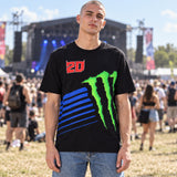 Fabio Quartararo Monster Energy Logo T-Shirt – Black – illustrative photo (AI)