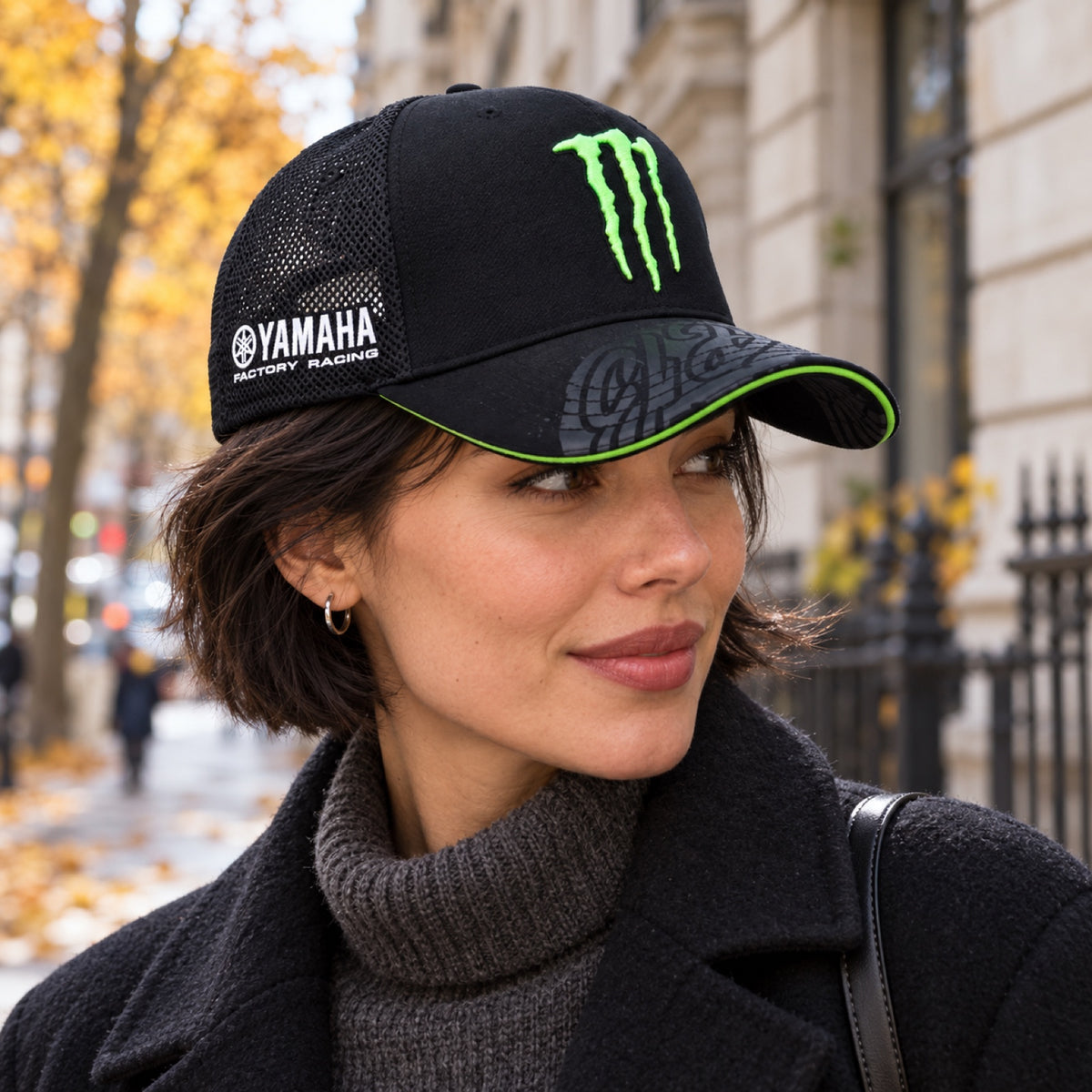 Fabio Quartararo – Monster Energy Curved Peak Sponsor Cap – illustrative photo (AI)