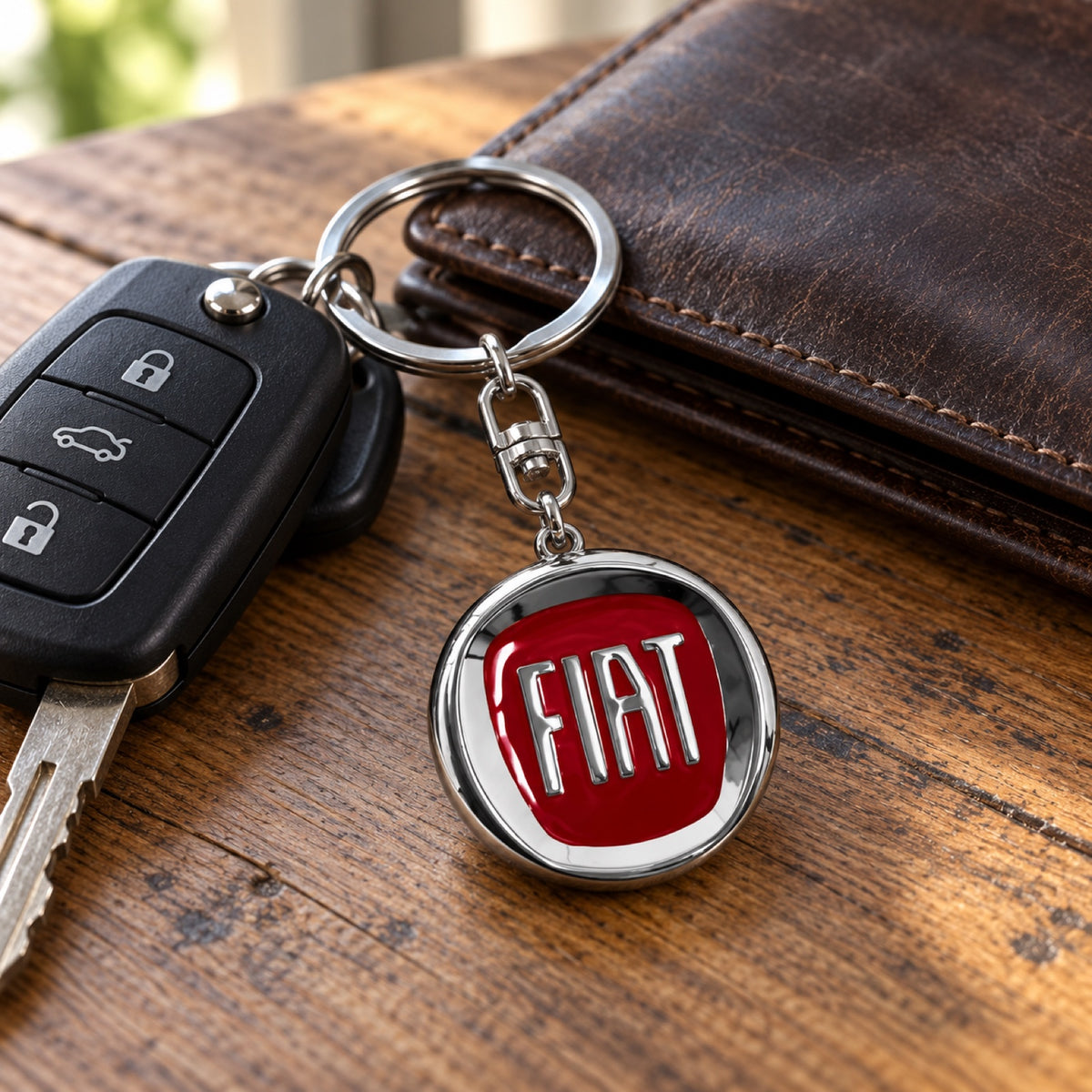 Fiat Schlüsselanhänger – Illustrationsfoto (KI)
