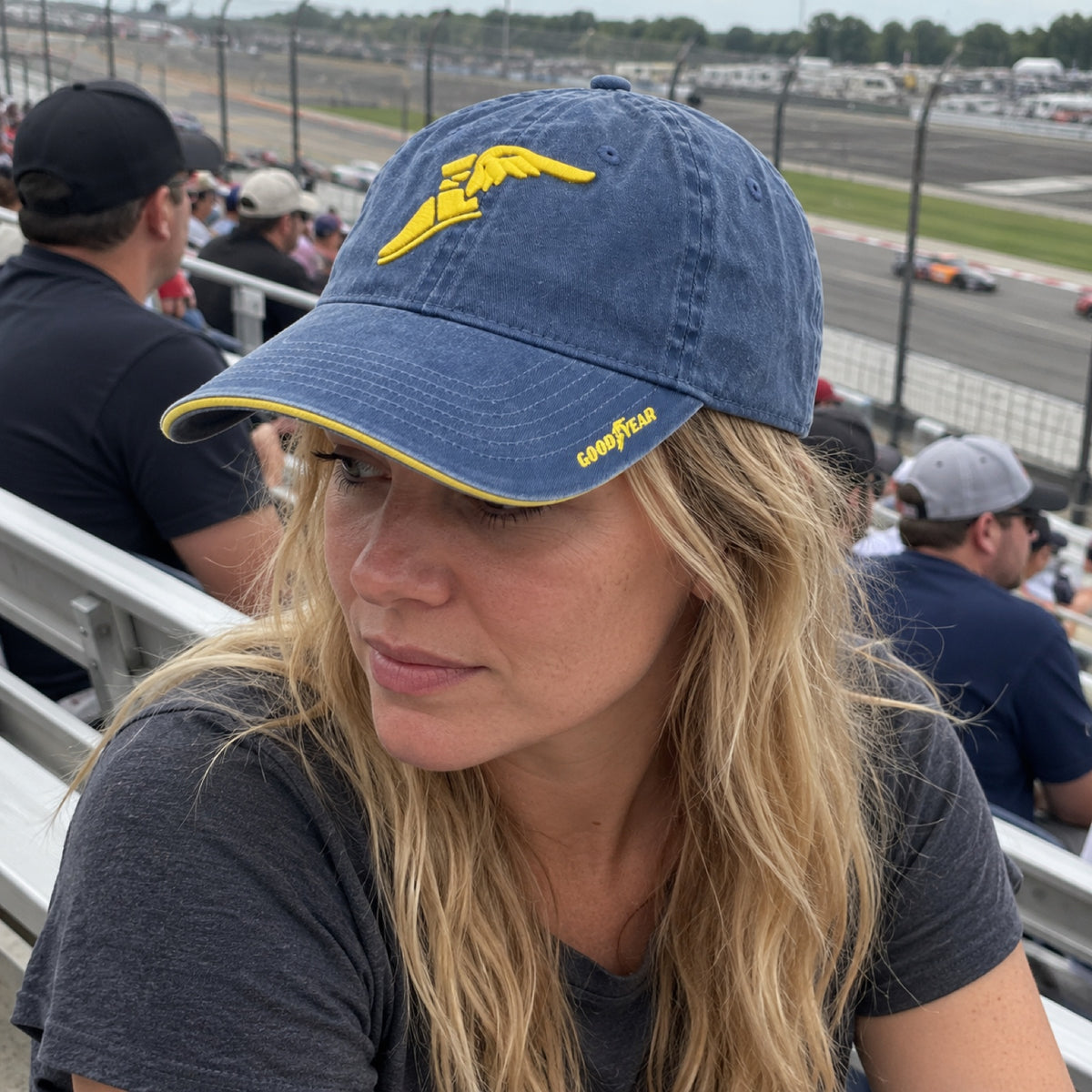 Goodyear Wingfoot Fan Cap – Light Blue – ilustrační foto 2 (AI)