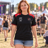 Haas F1 Team T-Shirt with Sponsor Logos – illustrative photo (AI)