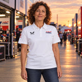 HRC Honda MotoGP HRC Team-Poloshirt – Weiß – Illustrationsfoto (KI)
