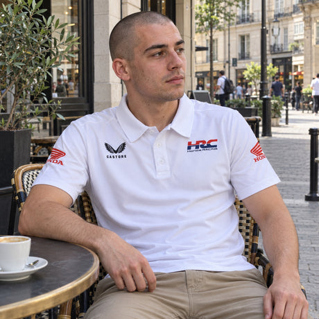 HRC Honda MotoGP HRC Team Polo – White – ilustrační foto (AI)