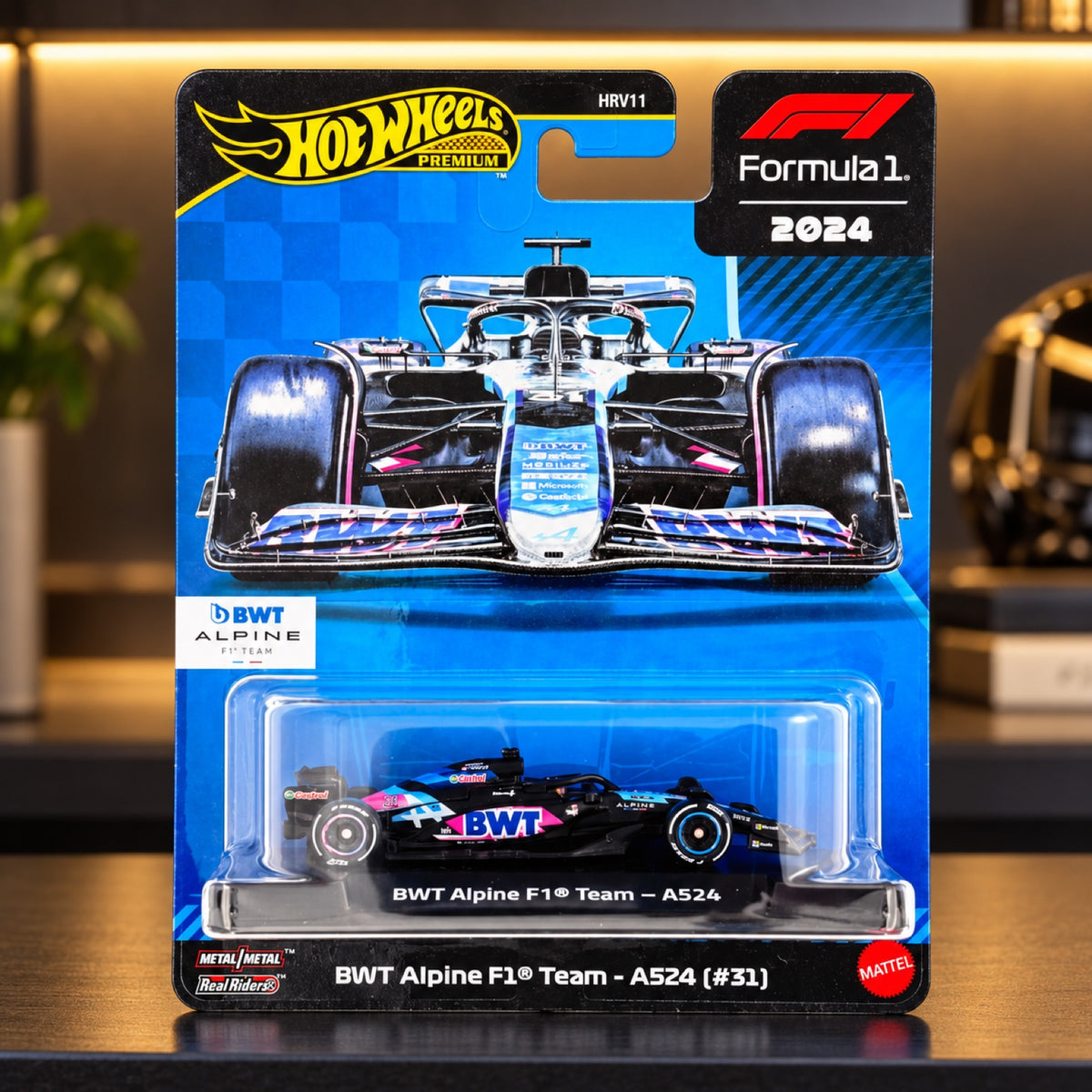 Hot Wheels F1 Premium Model – Esteban Ocon Alpine F1 – illustrative photo (AI)
