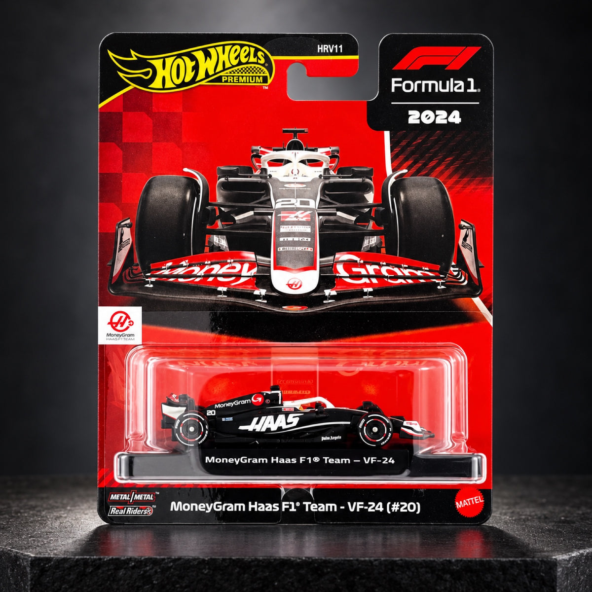 Hot Wheels F1 Premium Model – Kevin Magnussen Haas F1 – illustrative photo (AI)