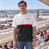 HRC Honda x Marc Marquez T-Shirt – Weiß – Illustrationsfoto (KI)
