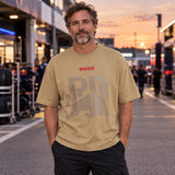HUGO Racing Bulls Casual T-Shirt – Sand – illustrative photo (AI)