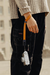 Peak Design Cuff - leather camera wrist strap - Amber
