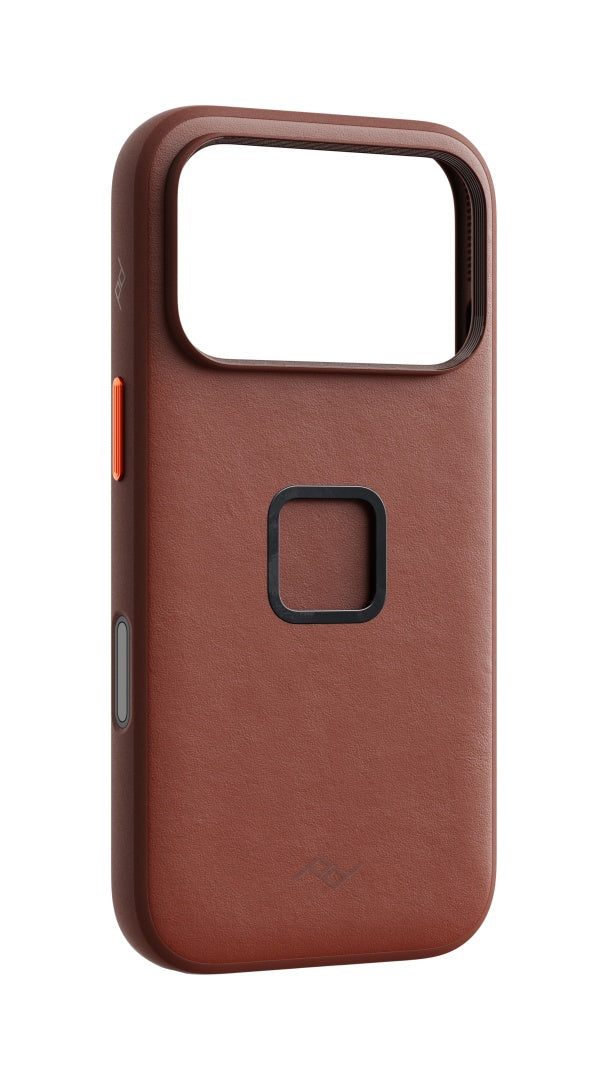 Peak Design Everyday Case Slimlink iPhone 18 Pro - Redwood Clarino