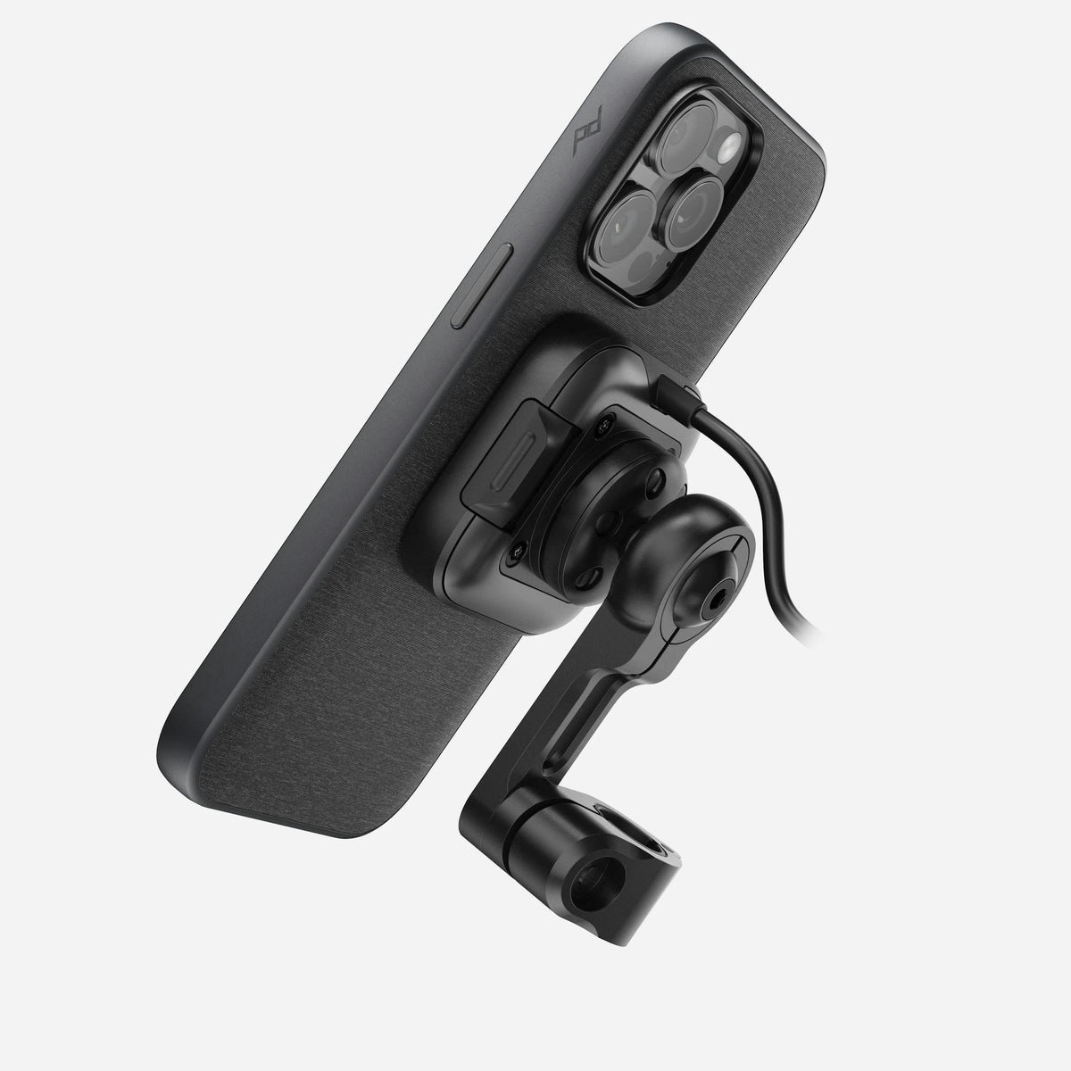 Peak Design Motorcycle Mount Mirror Mount Charging Black