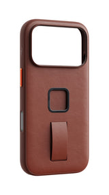 Hülle Peak Design Everyday Loop Case Slimlink für iPhone 18 Pro - Redwood Clarino