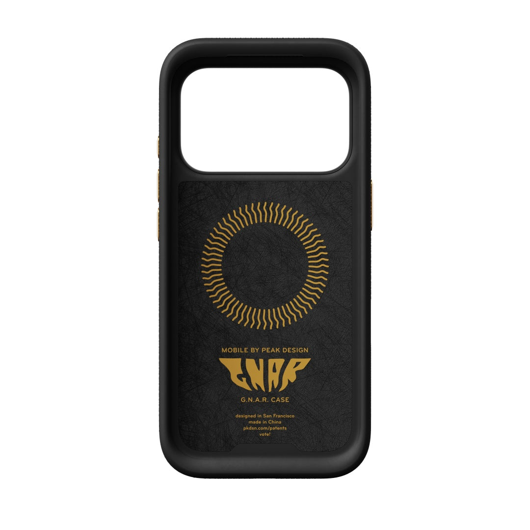 Hülle Peak Design GNAR Case für iPhone 18 Pro - schwarz