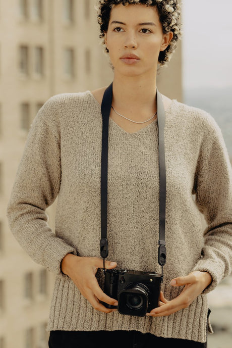 Peak Design Form - leather camera strap, standard - black