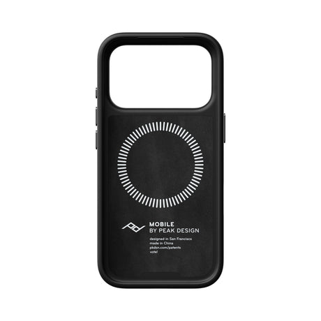 Hülle Peak Design Everyday Case Non-Slimlink für iPhone 18 Pro - schwarzes Leder