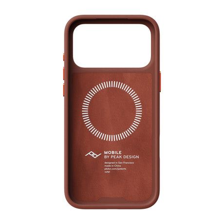 Hülle Peak Design Everyday Loop Case Slimlink für iPhone 18 Pro Max - Redwood Clarino