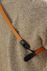 Peak Design Form - leather camera strap, short - Amber
