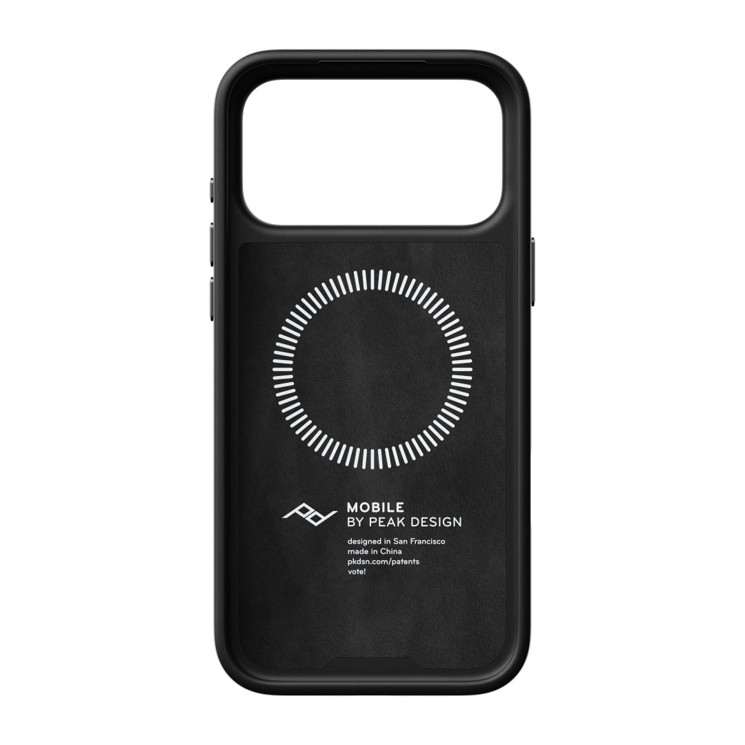 Hülle Peak Design Everyday Loop Case Slimlink für iPhone 18 Pro Max - schwarz Clarino