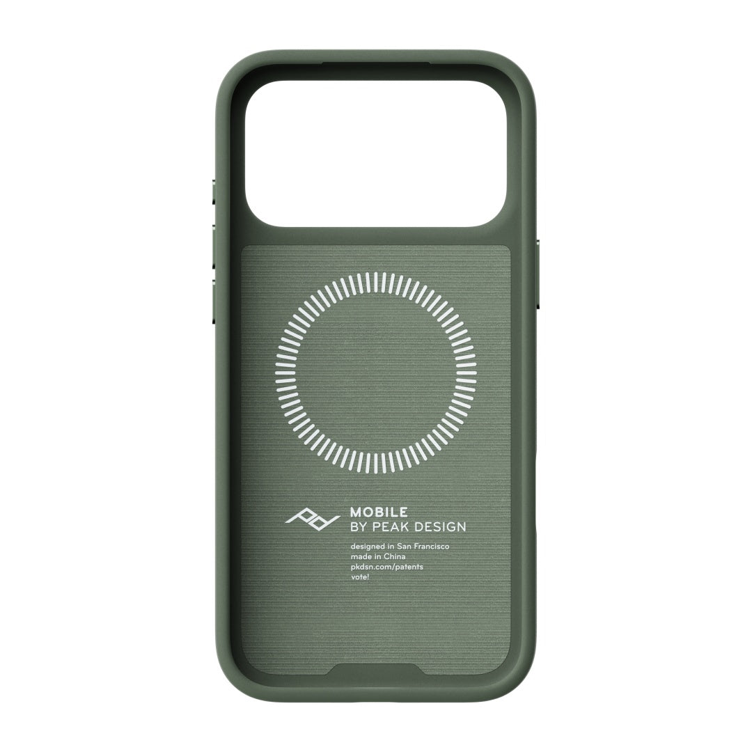 Hülle Peak Design Everyday Case Non-Slimlink für iPhone 18 Pro Max - Sage