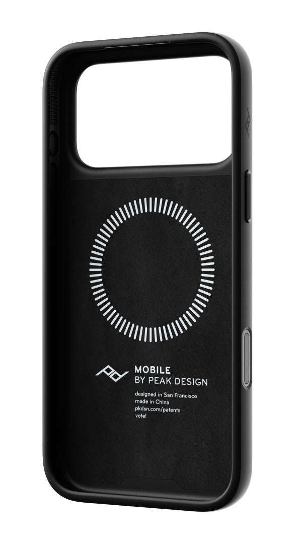 Hülle Peak Design Everyday Case Slimlink für iPhone 18 Pro Max - schwarzes Leder