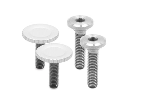 Peak Design Bolt Pack Silver (x2), zwei Ersatz-Schraubensets für den Capture Clip, silber