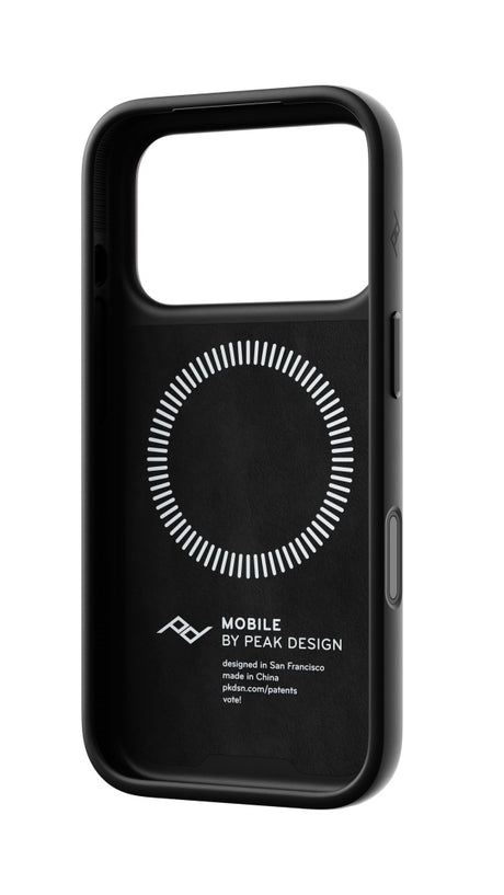 Hülle Peak Design Everyday Loop Case Slimlink für iPhone 18 Pro - schwarz Clarino