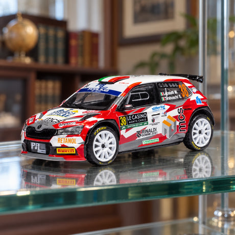 IXO Škoda Fabia Rally2 2024 Modell Nr. 38 M. Locatelli – Rallye Monte Carlo – Illustrationsfoto (KI)