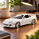 Fast & Furious Toyota Supra 1995 Model 1:24 – White – illustrative photo (AI)
