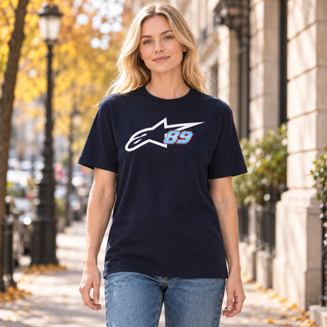 Jorge Martin Alpinestars T-Shirt – Dunkelblau – Illustrationsfoto (KI)