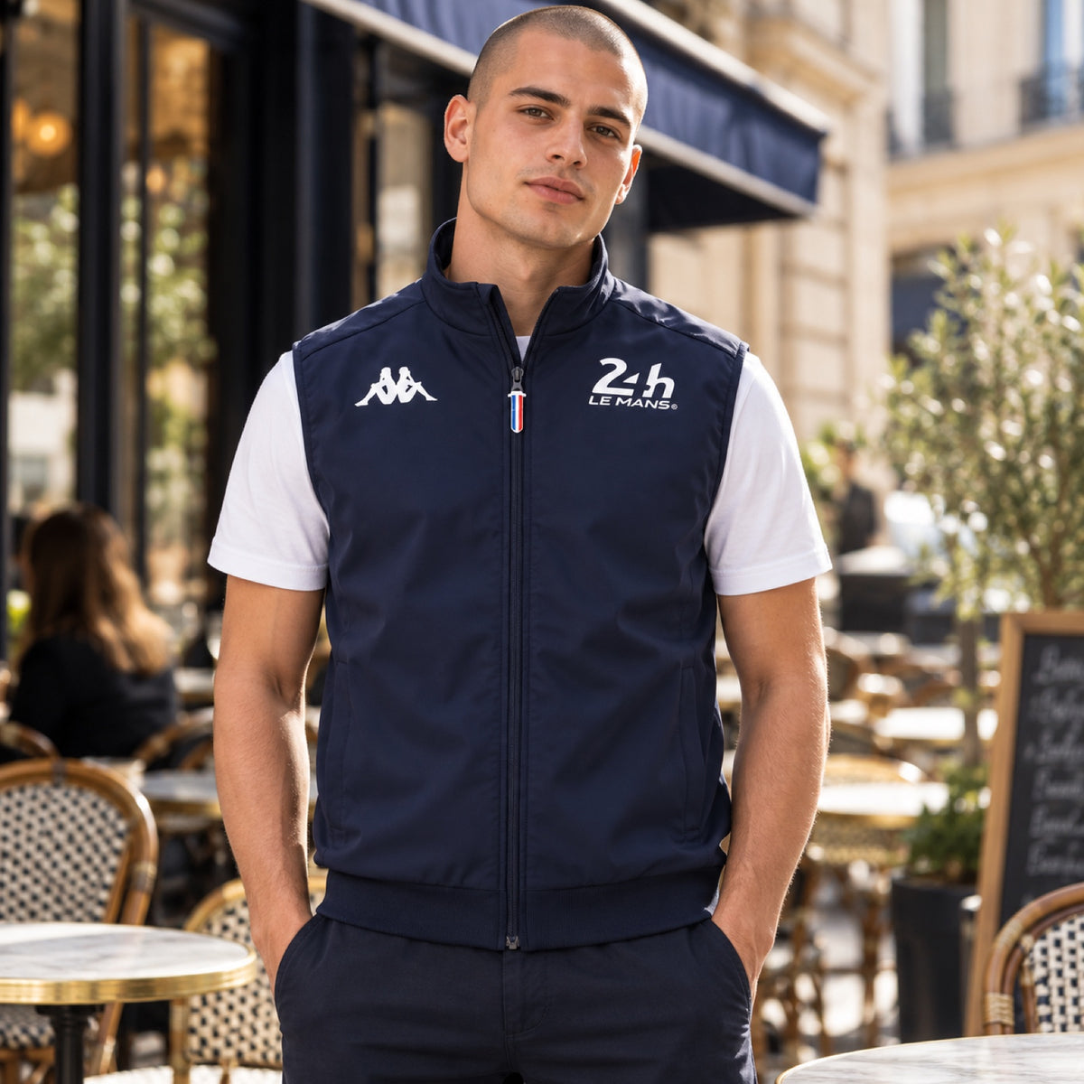 24H Le Mans Herren-Weste – Blau – Illustrationsfoto (KI)