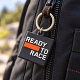 KTM Racing Ready To Race Keyring with Logo – Black – illustrative photo (AI)