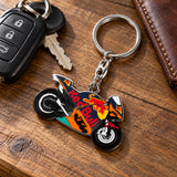 KTM Red Bull MotoGP Schlüsselanhänger – Illustrationsfoto (KI)
