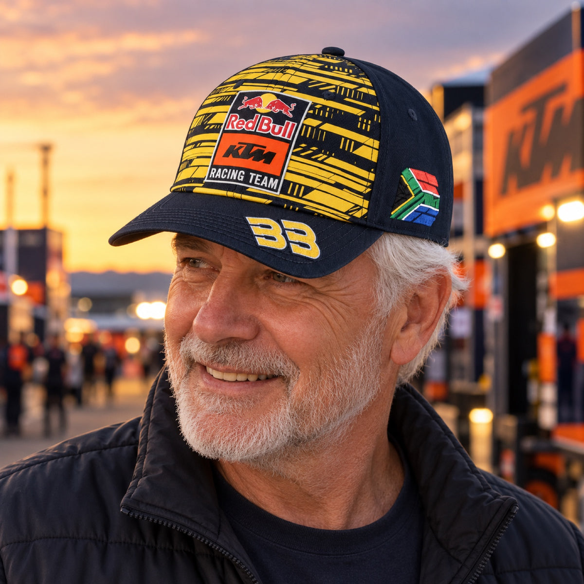 KTM Red Bull Racing Fan Cap – Brad Binder – illustrative photo (AI)