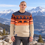 KTM Red Bull Racing Winterpullover – Weihnachts-Edition – Illustrationsfoto (KI)