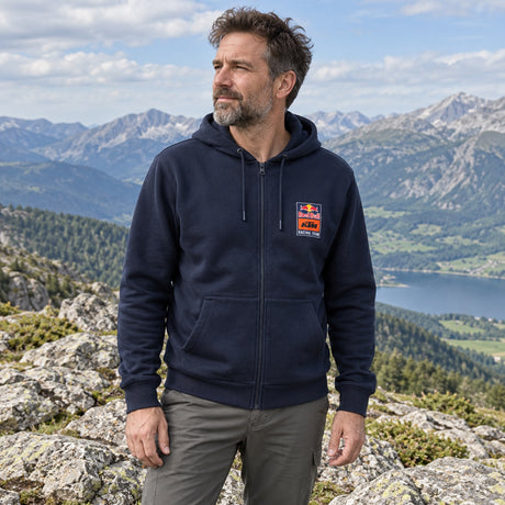 KTM Red Bull Racing Casual Hoodie – Navy – ilustrační foto (AI)