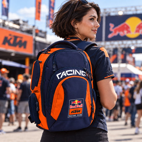 KTM Red Bull Racing großer Team-Rucksack – Illustrationsfoto (KI)