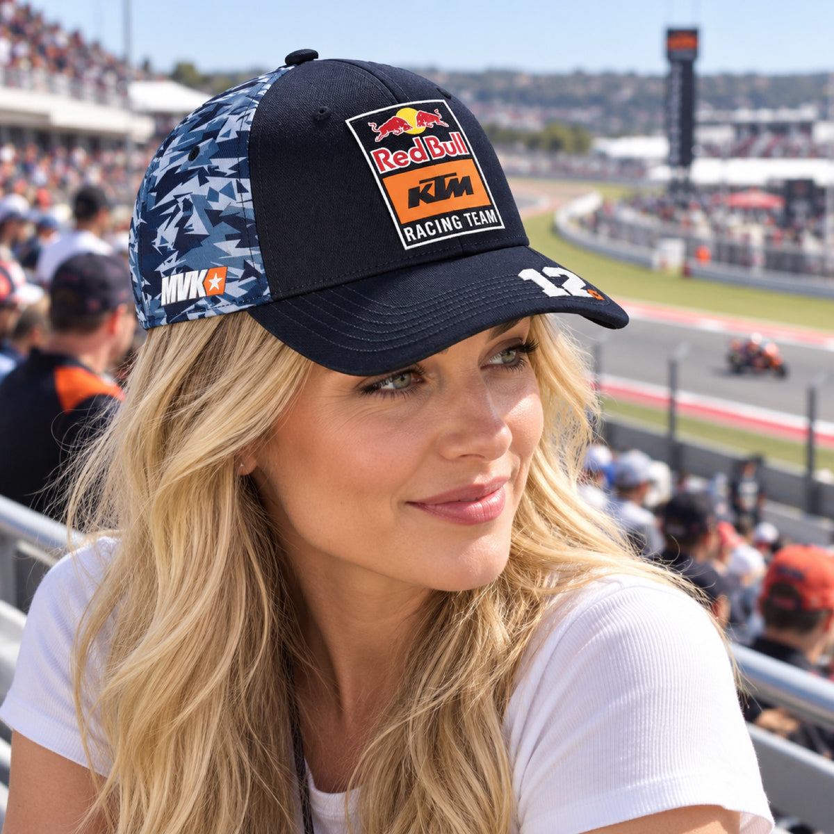 KTM Red Bull Racing Maverick Vinales Fan Cap – illustrative photo (AI)