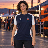 KTM Red Bull Racing PULSE Team-Trikot – Dunkelblau – Illustrationsfoto (KI)