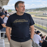 Lamborghini Casual T-Shirt with Logo – Navy Blue – ilustrační foto (AI)