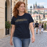 Lamborghini Casual T-Shirt with Logo – Navy Blue – ilustrační foto 2 (AI)