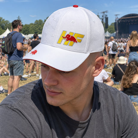 Lancia HF Cap with Elephant Logo – White – ilustrační foto (AI)