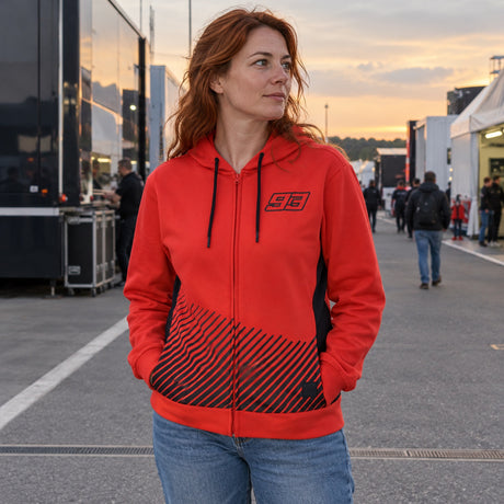 Marc Marquez STRIPES 93 Lifestyle Hoodie – ilustrační foto 2 (AI)