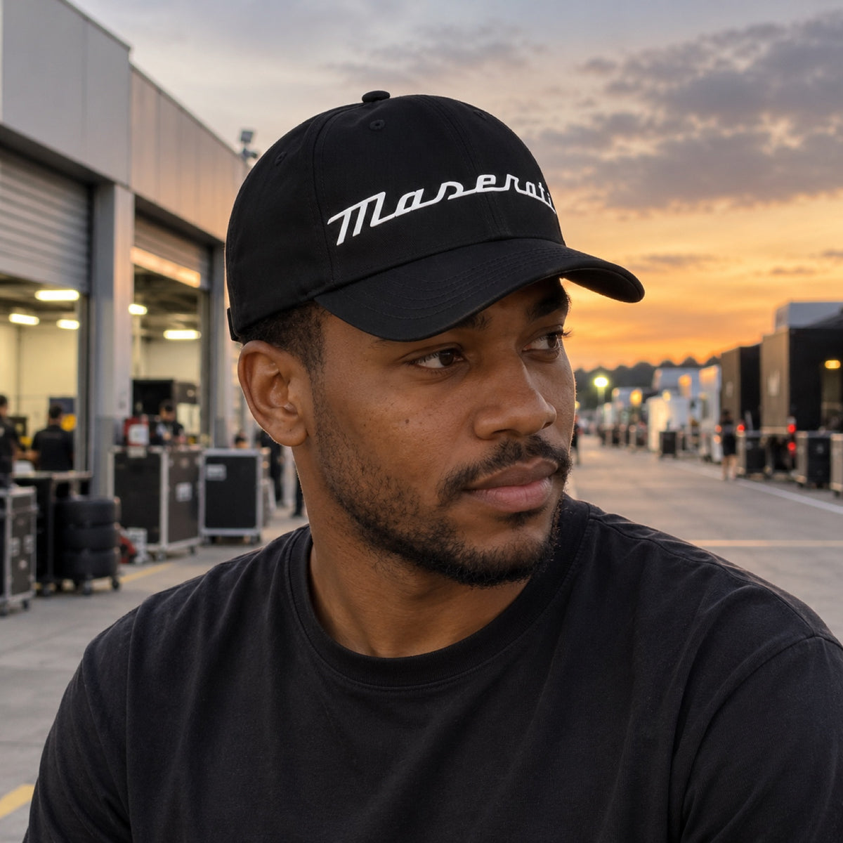 Maserati Casual Cap – Black – ilustrační foto (AI)