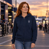 Maserati Herren-Hoodie – Dunkelblau – Illustrationsfoto (KI)