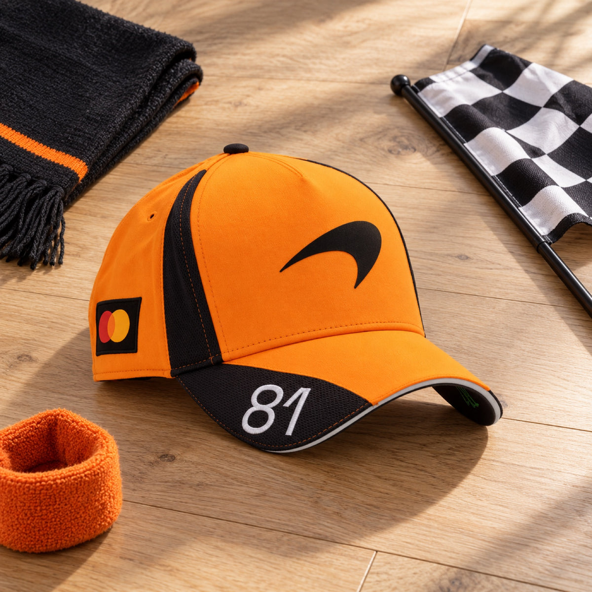 Oscar Piastri McLaren F1 x Puma Kinder-Cap – Team Edition – Illustrationsfoto (KI)