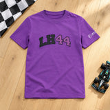 Mercedes-AMG PETRONAS F1 Lewis Hamilton Kinder-T-Shirt – Lila – 164 cm – Illustrationsfoto (KI)