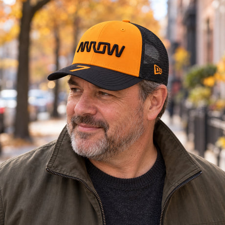 McLaren Arrow IndyCar Team-Cap – Orange – Illustrationsfoto (KI)