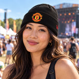MANCHESTER UNITED CORE Beanie – Black – illustrative photo (AI)